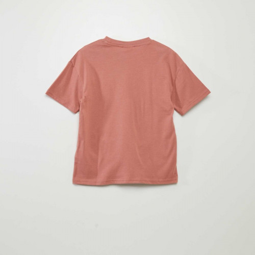 T-shirt loose 'Naruto' - Vieux rose