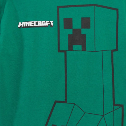 T-shirt imprimé 'Minecraft' - Vert