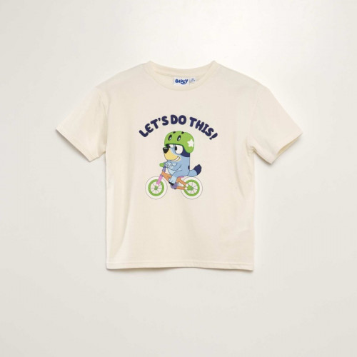 T-shirt 'Bluey' - Blanc