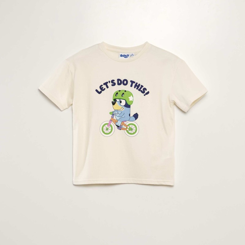 T-shirt 'Bluey' - Blanc