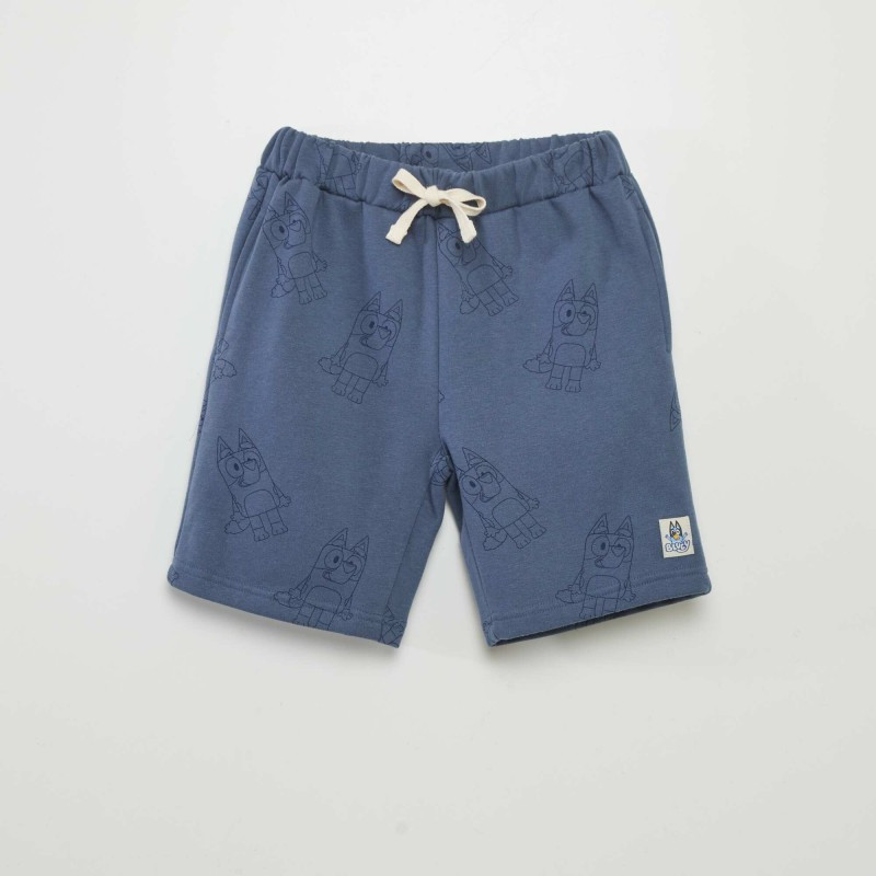 Short en molleton 'Bluey' - Bleu