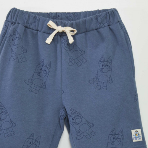 Short en molleton 'Bluey' - Bleu