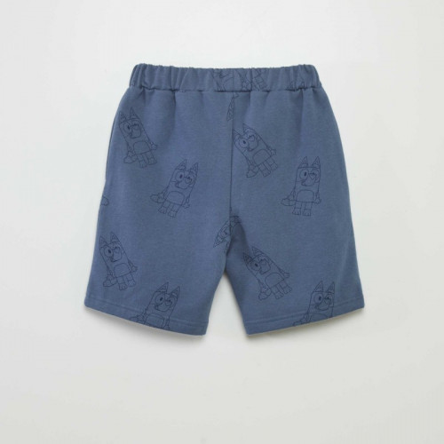 Short en molleton 'Bluey' - Bleu