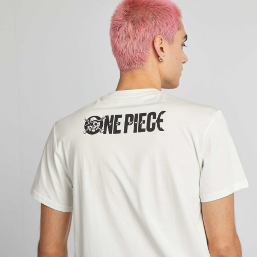 T-shirt 'One Piece' - Blanc