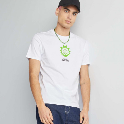 T-shirt 'Rick & Morty' - Blanc