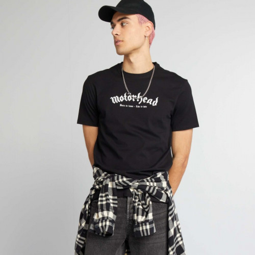 T-shirt oversize 'Motorhead' - Noir