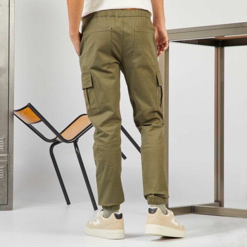 Pantalon avec poches sur les côtés - Kaki