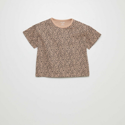 T-shirt imprimé oversize - Léopard