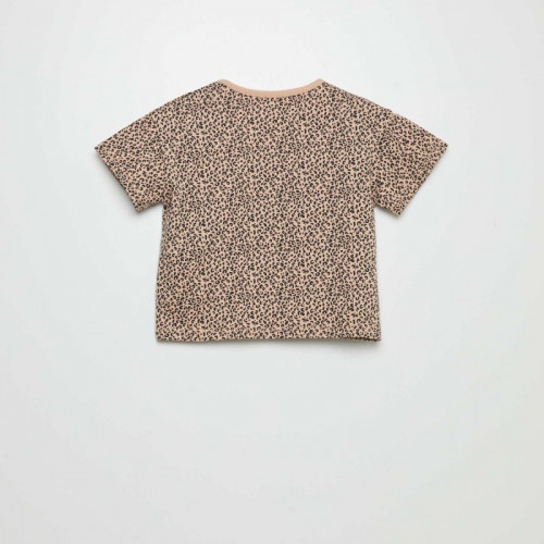 T-shirt imprimé oversize - Léopard