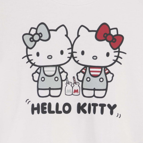 T-shirt 'Hello Kitty' - Blanc