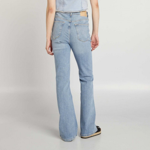 Jean flare/bootcut à taille haute - Bleu