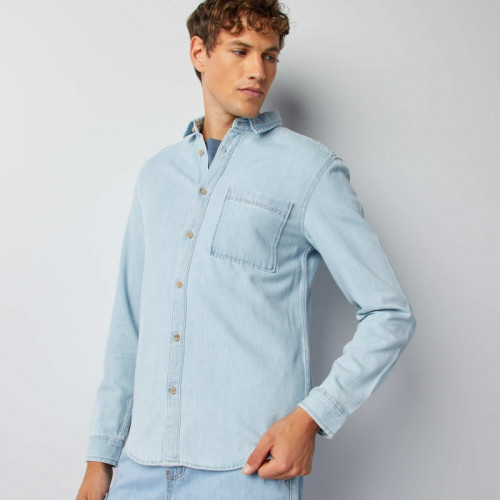 Chemise en jean - Bleu