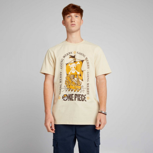 T-shirt 'One Piece' en jersey - Beige