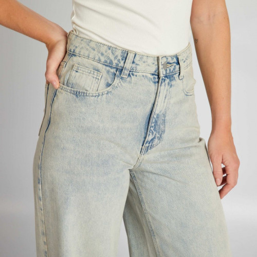 Jean wide leg - Bleu