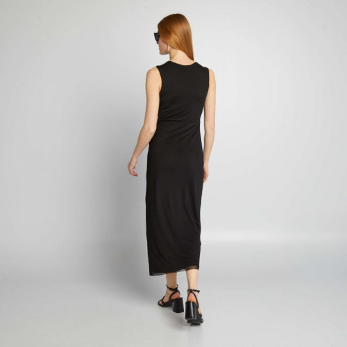 Robe longue ultra stretch - Noir