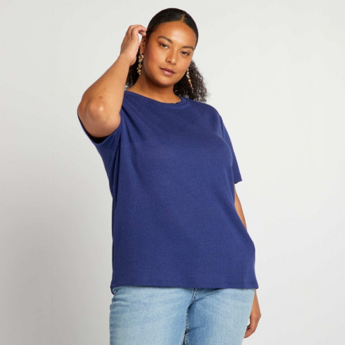 T-shirt classique fluide - Bleu