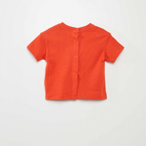 T-shirt  uni en maille jersey - Orange