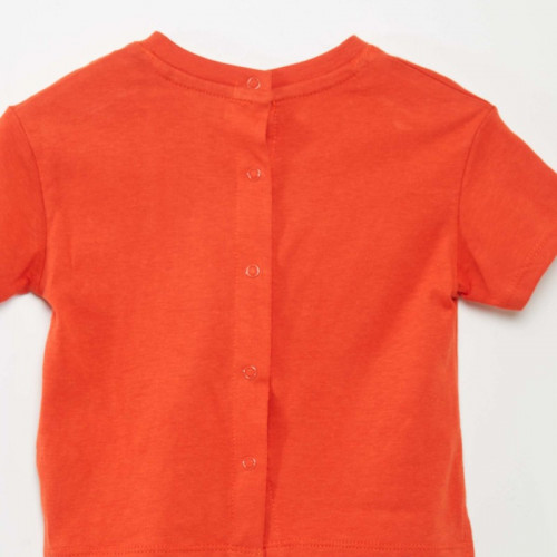 T-shirt  uni en maille jersey - Orange