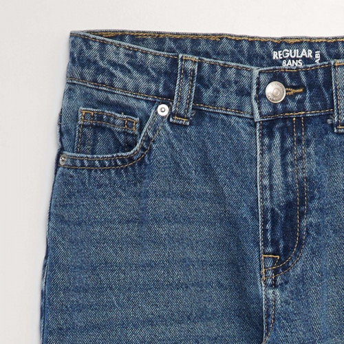 Jean regular 5 poches - Bleu