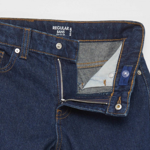 Jean regular 5 poches - Bleu