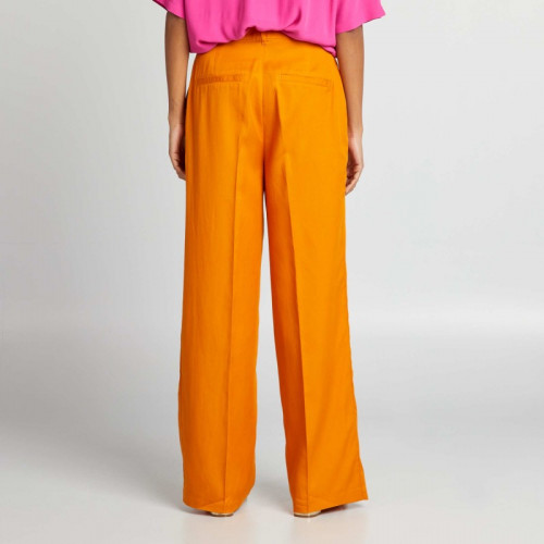 Pantalon large uni - Orange