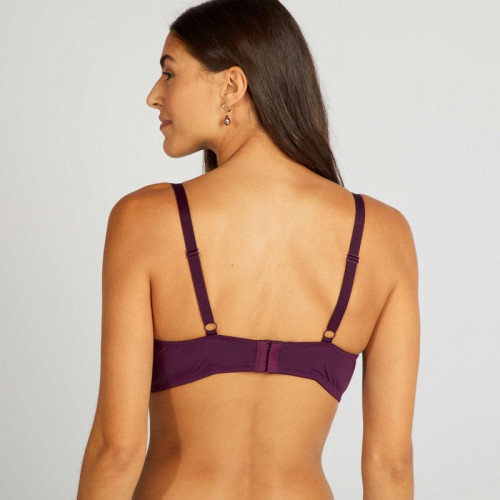 Soutien-gorge paddé bonnet D&E - Violet