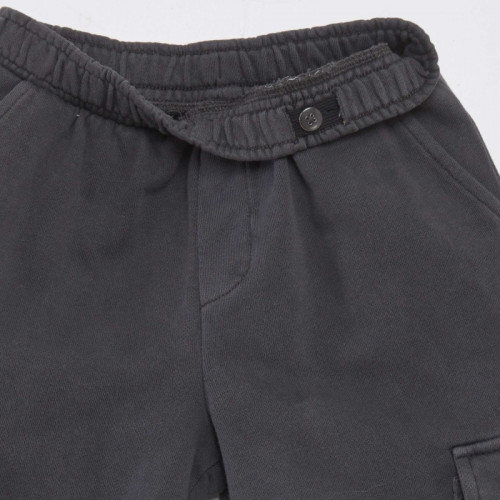 Pantalon de joggig en molleton avec poches - Gris foncé