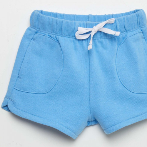 Short en molleton - Bleu