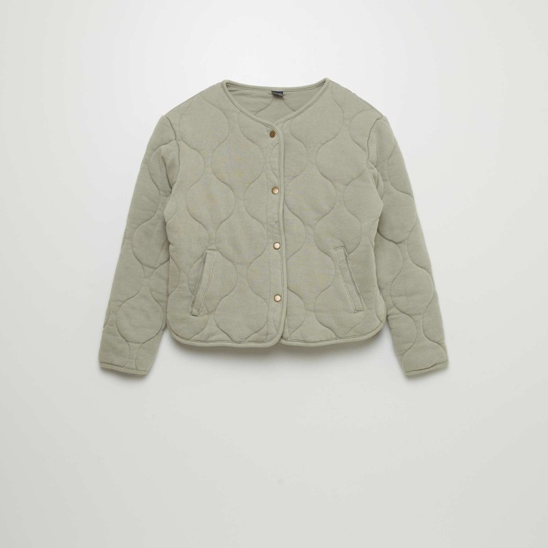 Blouson quilté - Gris