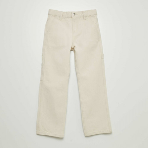 Pantalon en twill undyed - Ecru