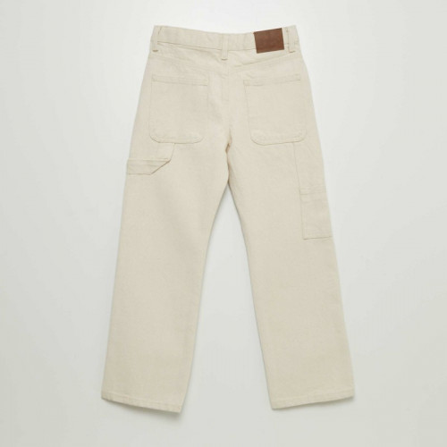 Pantalon en twill undyed - Ecru