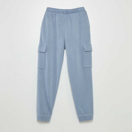 Pantalon en molleton avec poches - Bleu