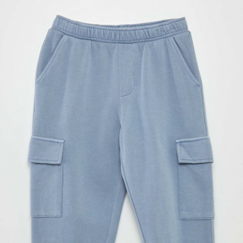 Pantalon en molleton avec poches - Bleu