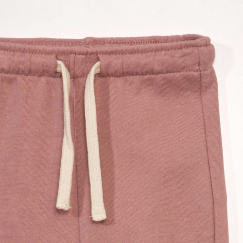 Pantalon jogging en french terry - Vieux rose