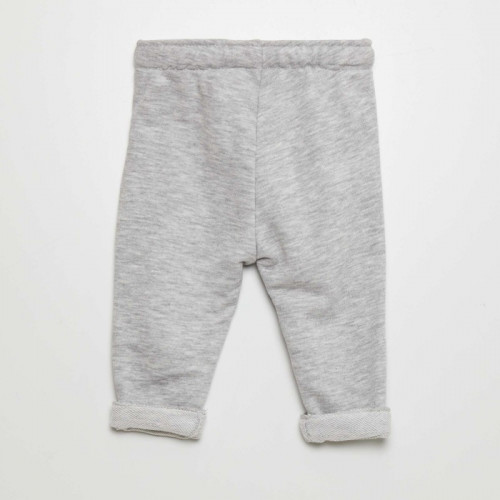 Pantalon jogging en french terry - Gris