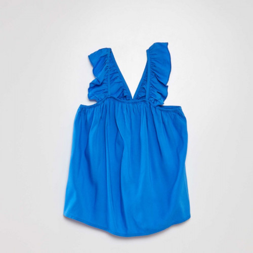 Blouse fluide - Bleu