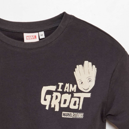 T-shirt 'Marvel' 'Groot' en jersey - Gris foncé