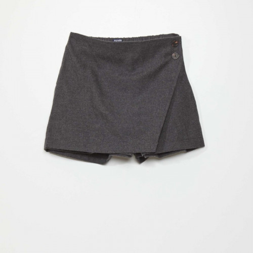 Jupe short évasée - Gris