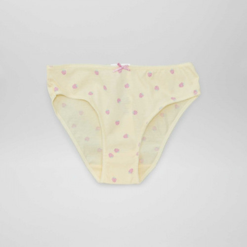 Lot de 7 culottes - Jaune/blanc/rose/bleu