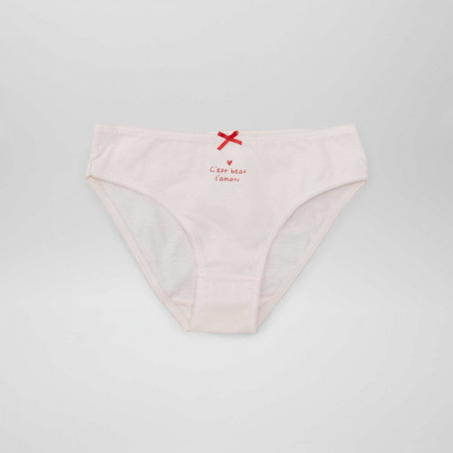 Lot de 7 culottes - Blanc/rose/rouge