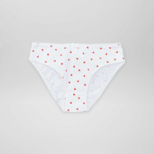 Lot de 7 culottes - Blanc/rose/rouge