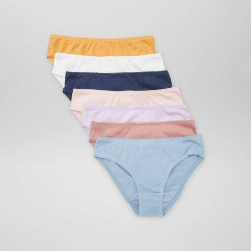 Lot de 7 culottes unies - Bleu