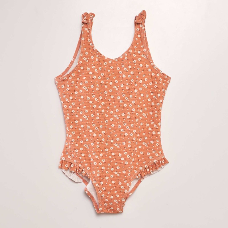 Maillot de bain imprimé - 1 pièce - Rose