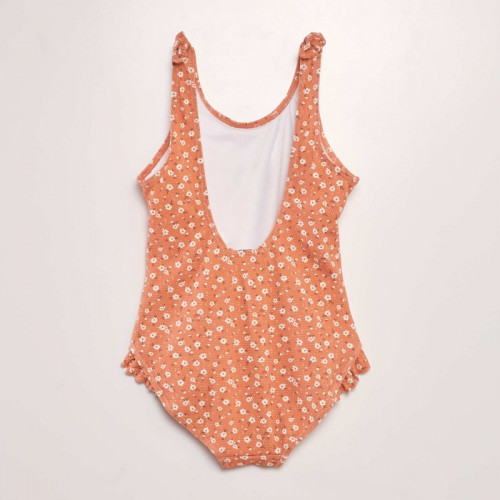 Maillot de bain imprimé - 1 pièce - Rose