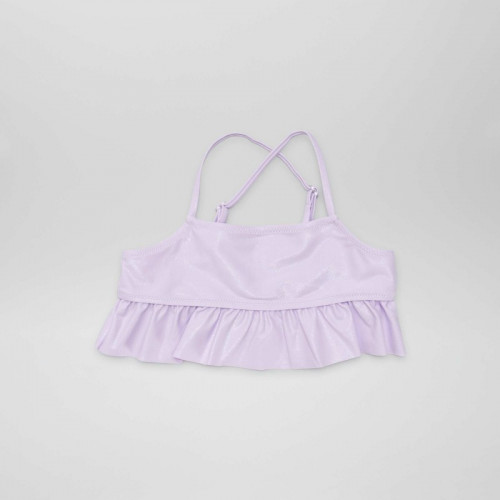 Maillot de bain volanté - 2 pièces - Violet