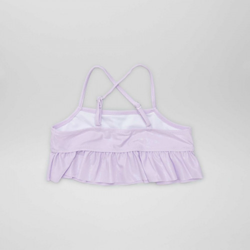 Maillot de bain volanté - 2 pièces - Violet