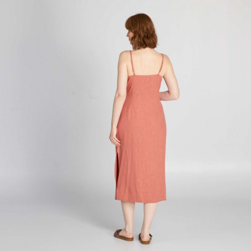 Robe midi - Rose