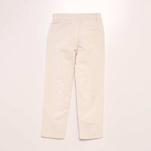 Pantalon chino - Ecru