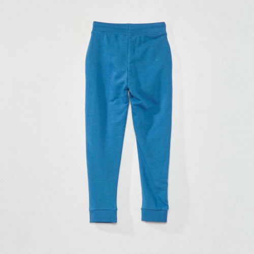 Pantalon de jogging en coton uni - Mixte - Bleu delft