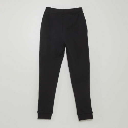 Pantalon de jogging en coton uni - Mixte - Noir